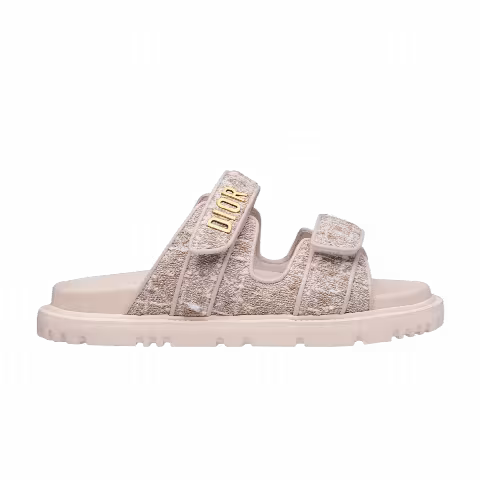 Dior Wmns Dioract Slide 'Cannage Tweed - Beige'