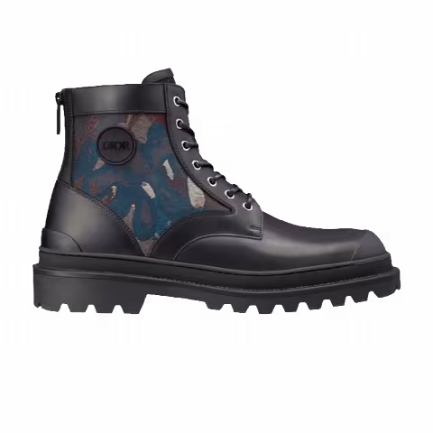 Dior Explorer Ankle Boot 'Black Khaki Camo'