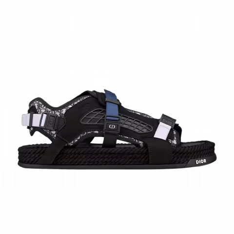 Dior Atlas Sandal 'Dior Oblique - Black'