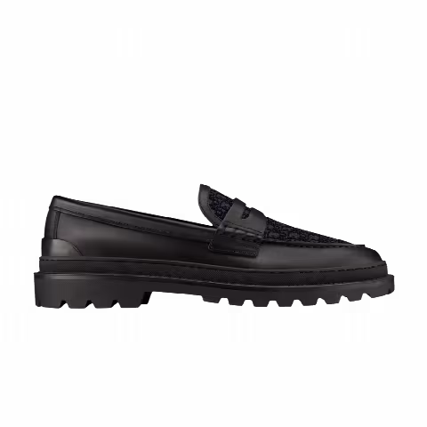 Dior Explorer Loafer 'Dior Oblique - Black'