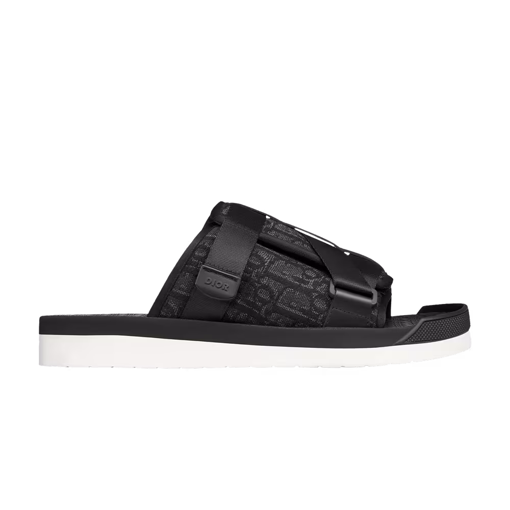 Dior Alpha Sandal Dior Oblique - Black White