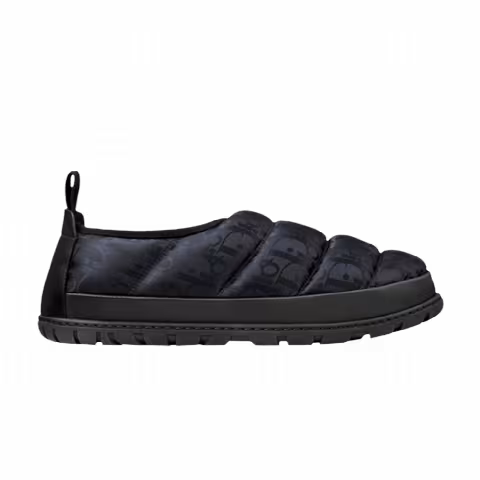 Dior Snow Slipper 'Quilted Dior Oblique - Black'