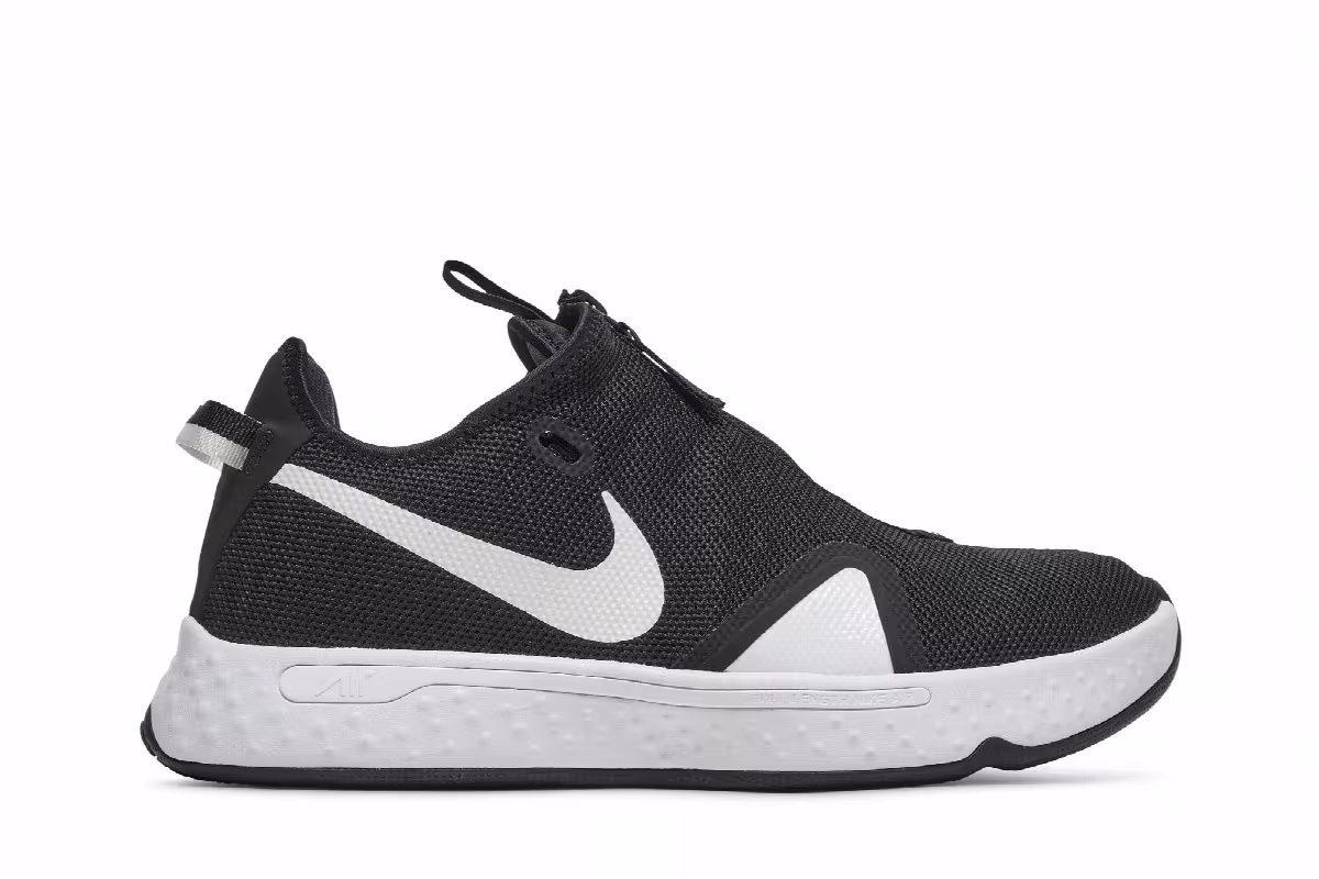 Nike PG 4 TB Black White, view 2