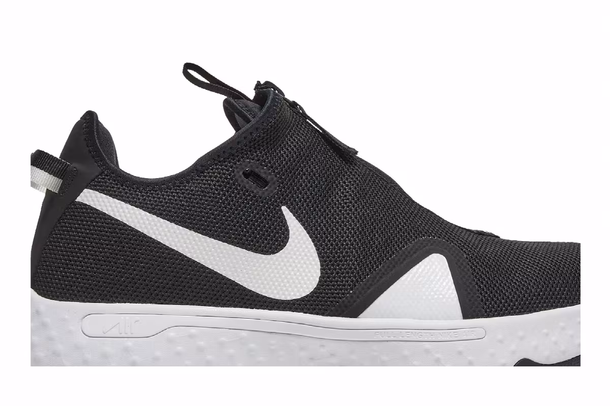 Nike PG 4 TB Black White, view 3