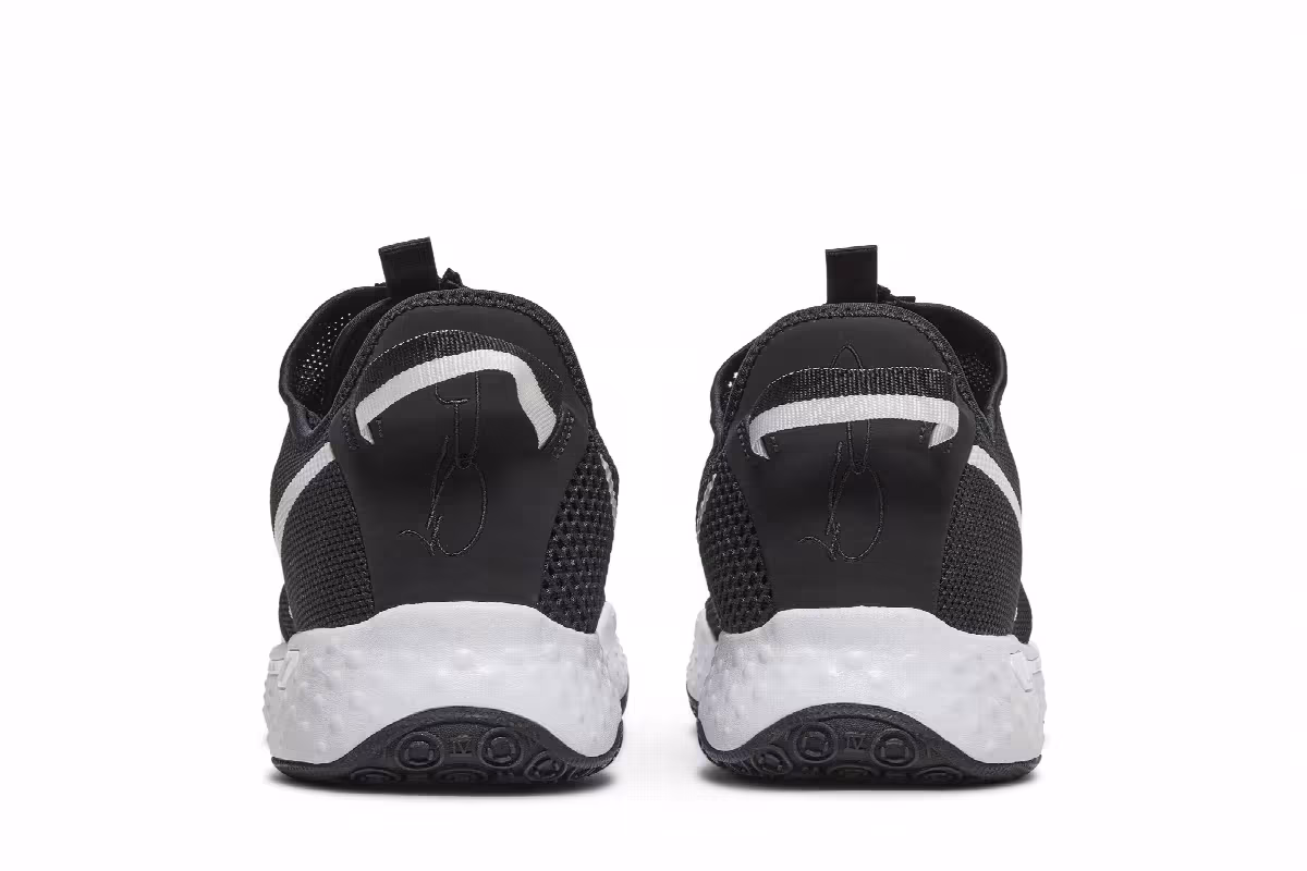 Nike PG 4 TB Black White, view 7