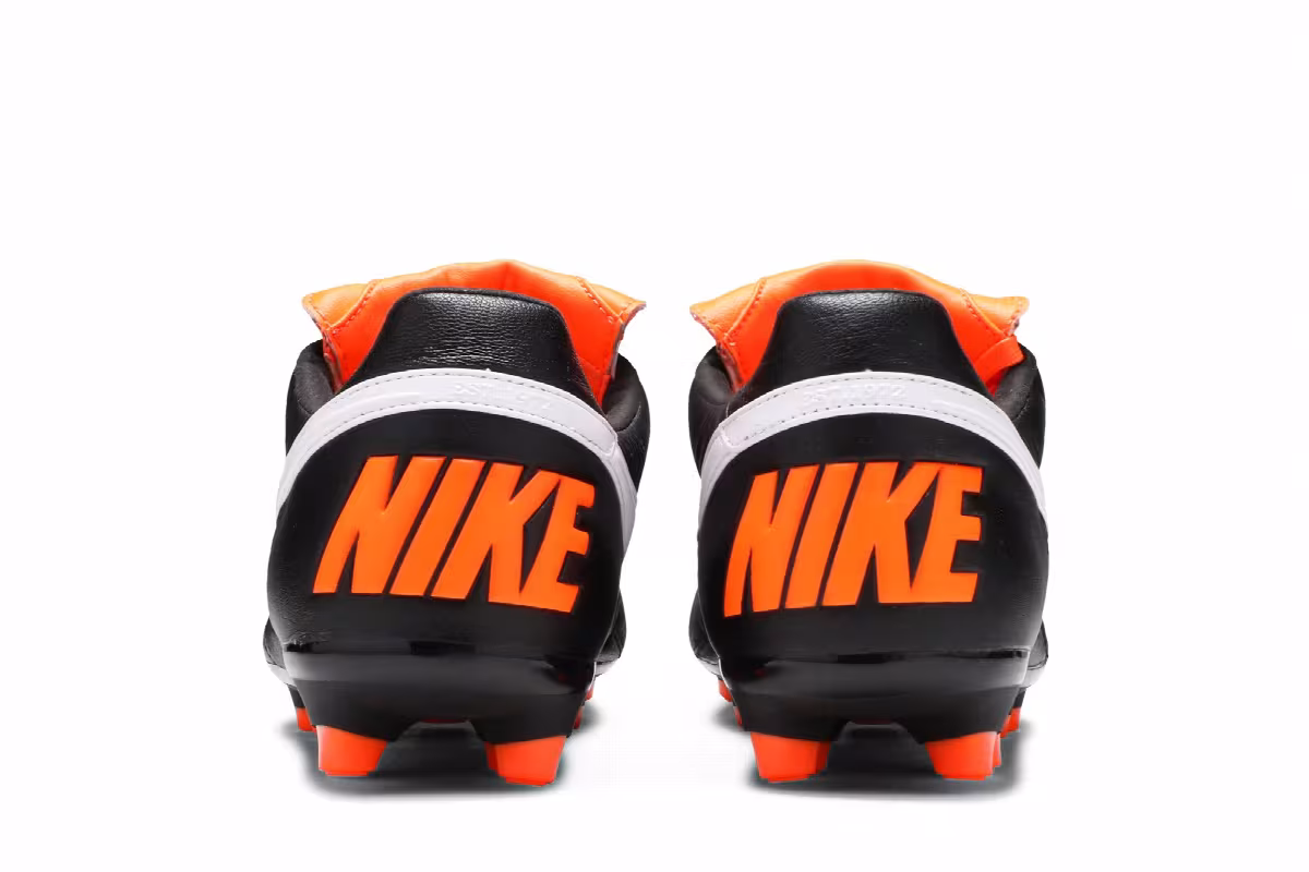 Nike Premier 2 FG Black Total Orange, view 7
