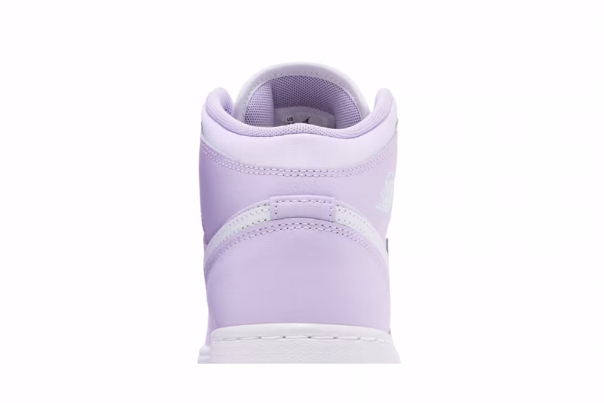 Nike Air Jordan 1 Mid GS Violet Mist Barely Grape, view 8