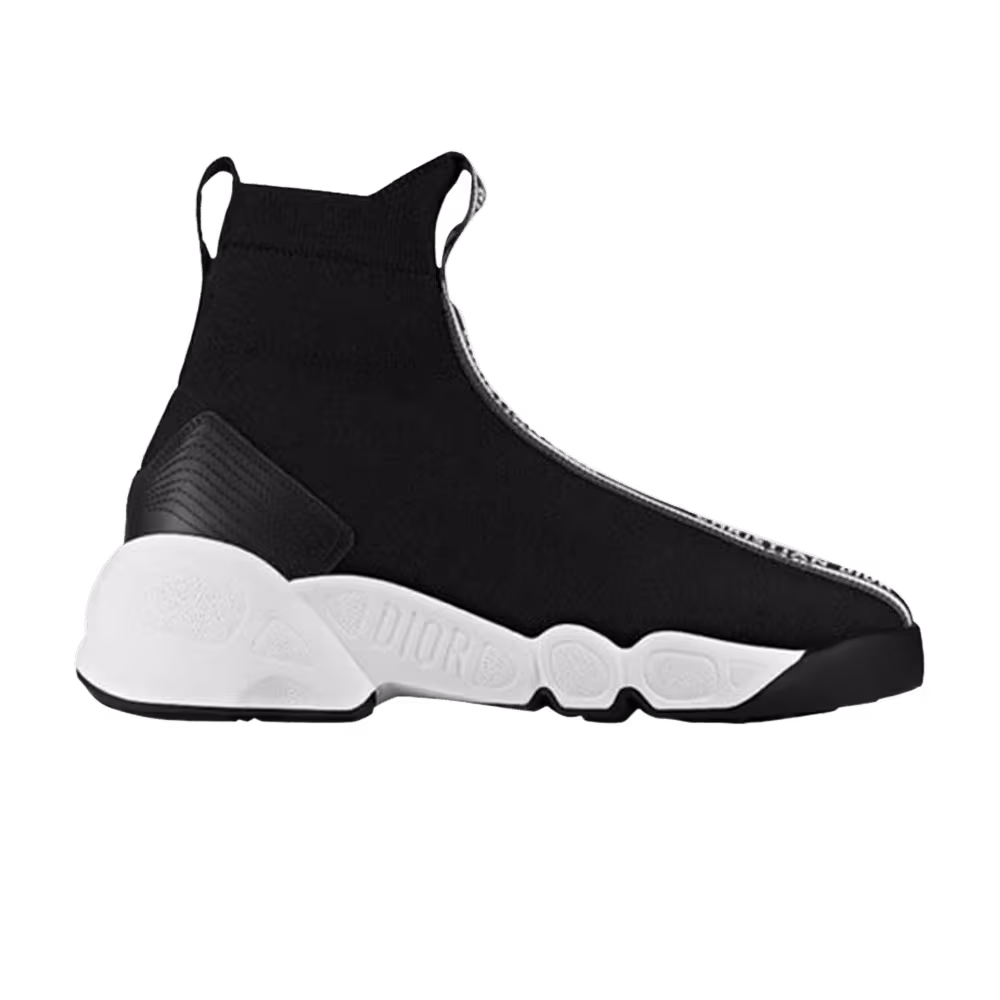 Dior Women's F. Two Point Zero Technical Knit Sock High Black
