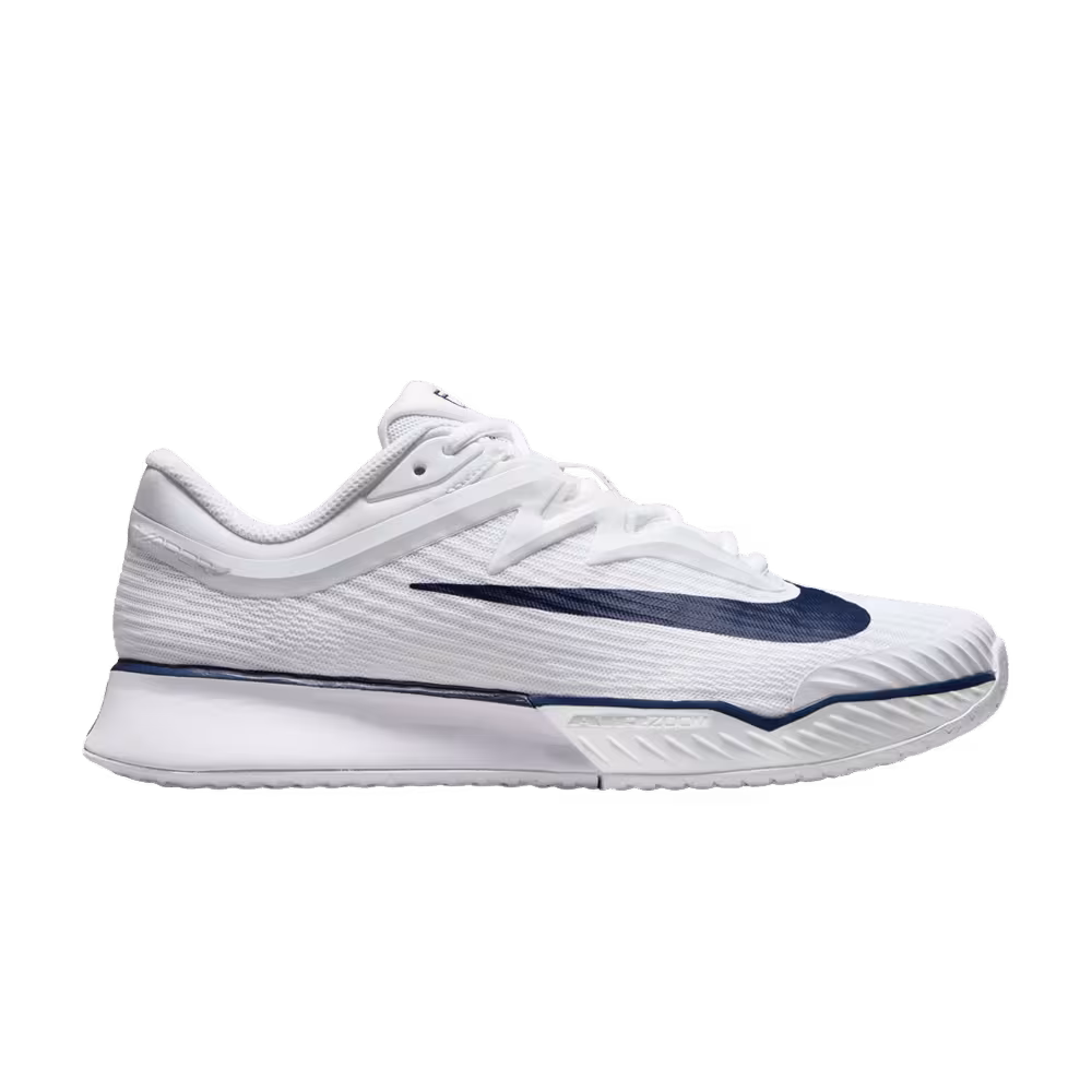 Women's NikeCourt Air Zoom Vapor Pro 3 Premium HC White Midnight Navy