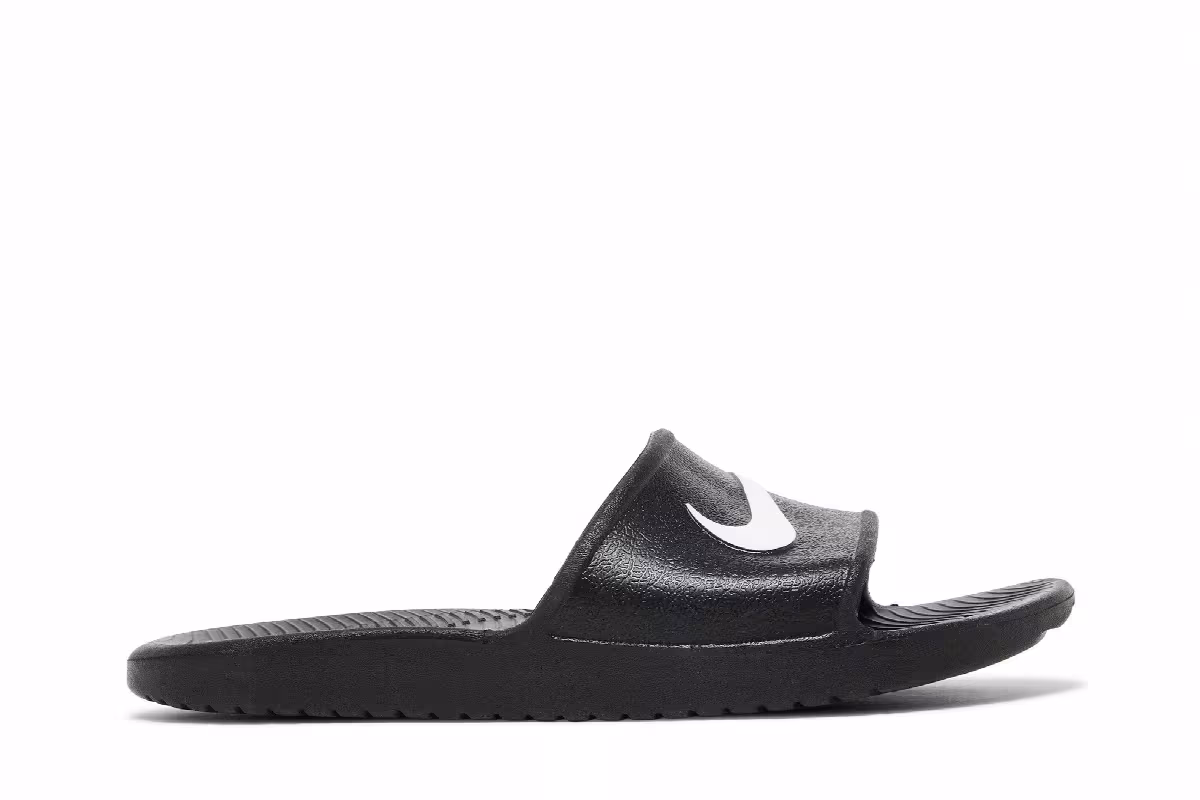 Nike Kawa Shower Black White, view 2