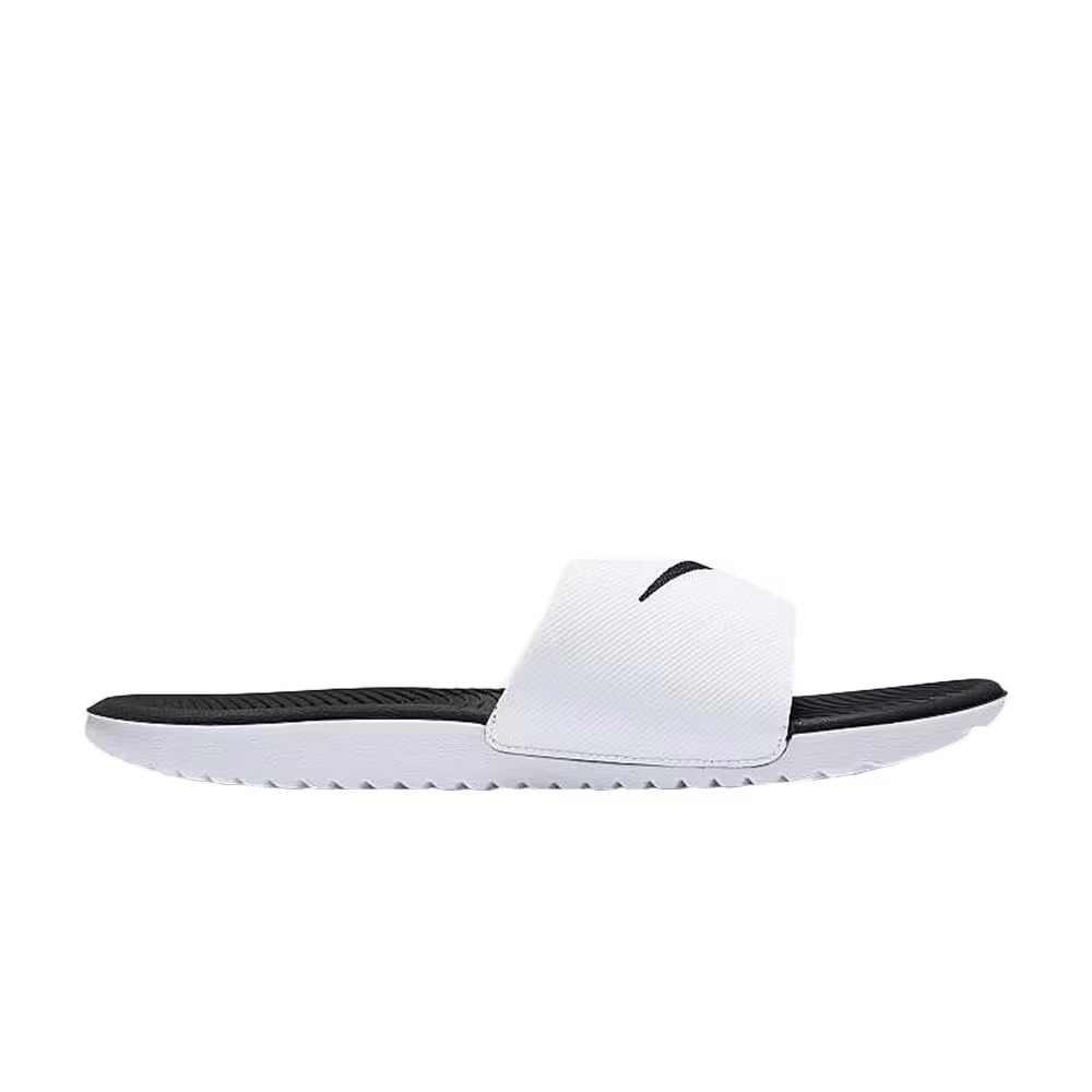 Nike Kawa Slide White Black