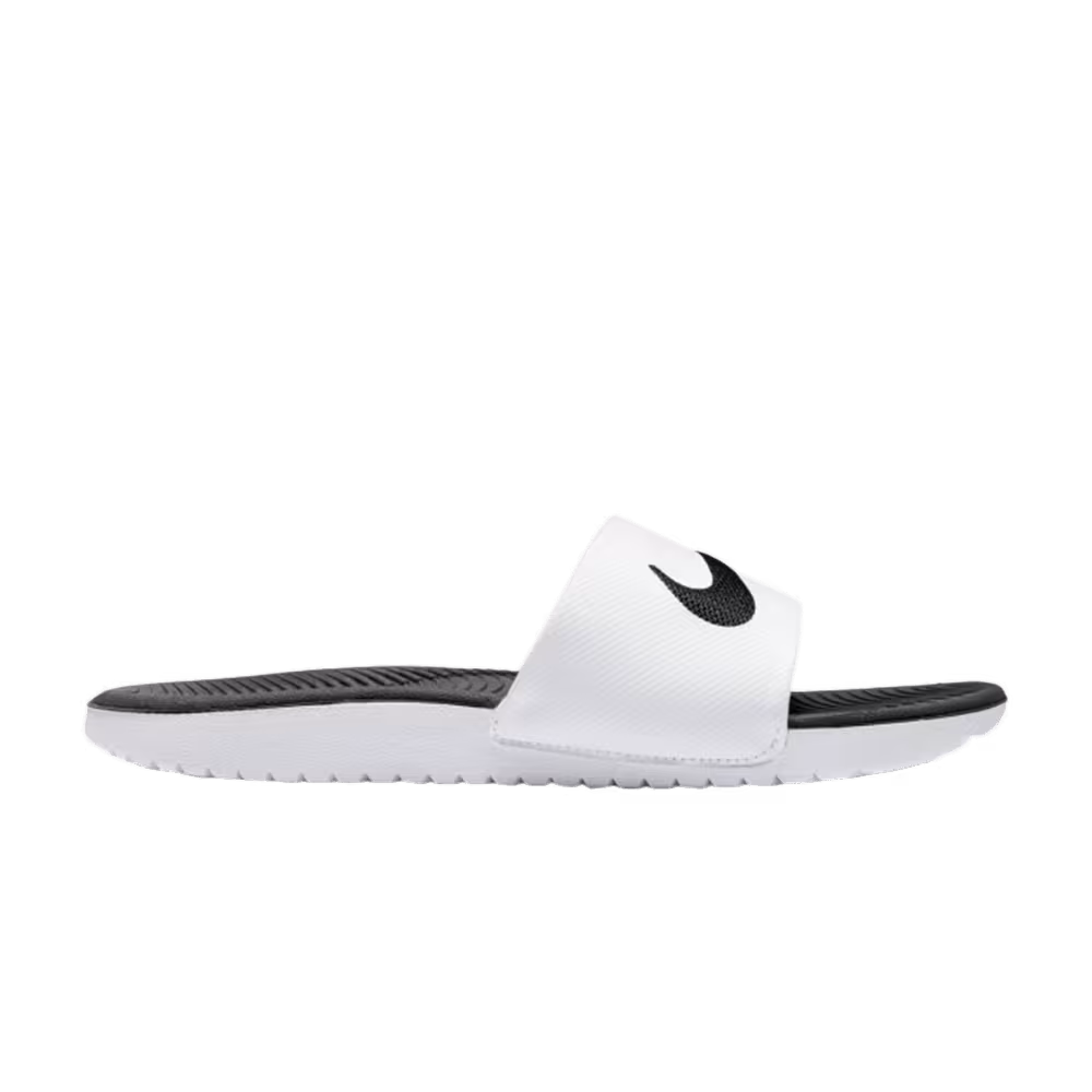 Nike Kawa Slide GS White Black