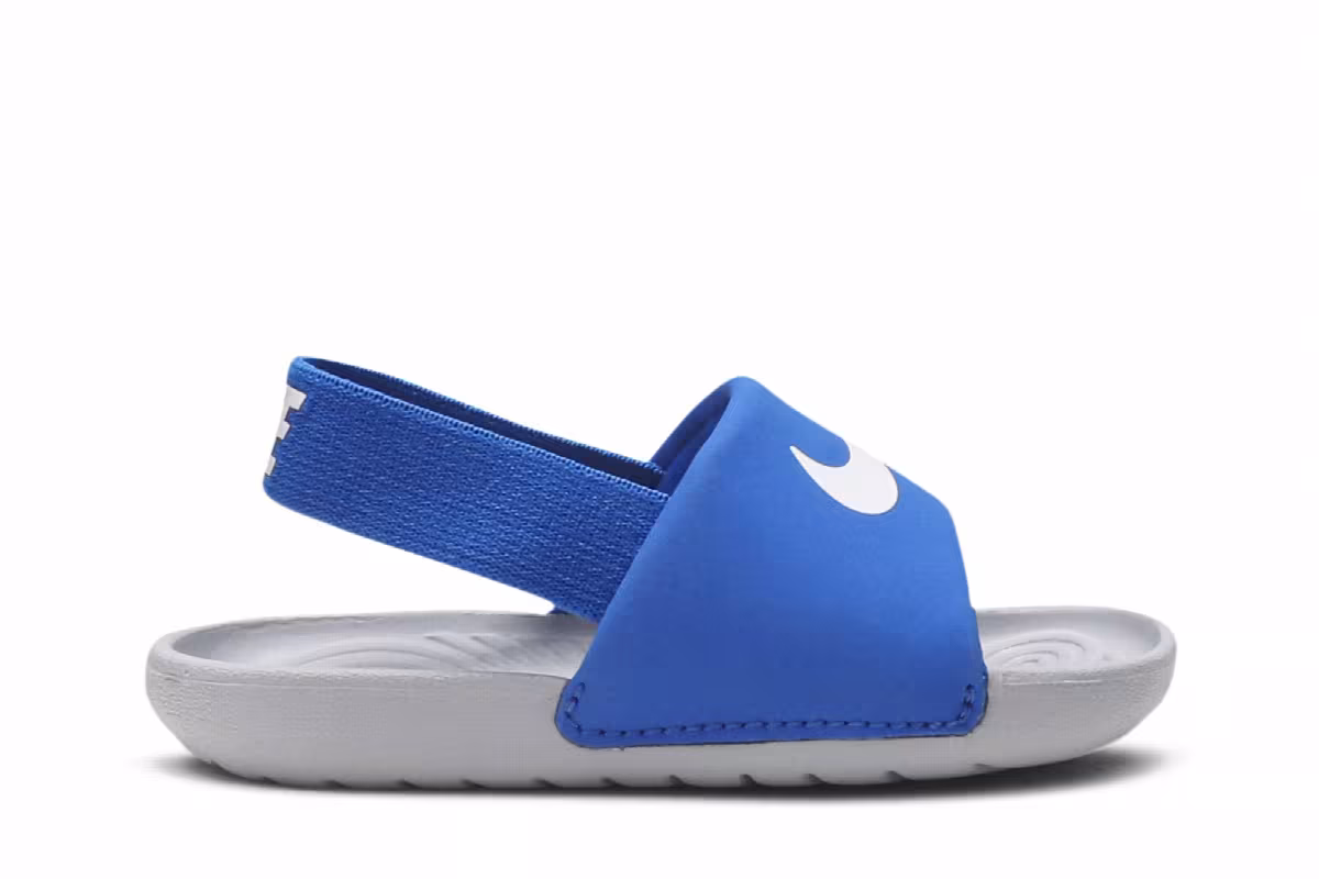 Nike Kawa Slide TD Hyper Cobalt Grey, view 2