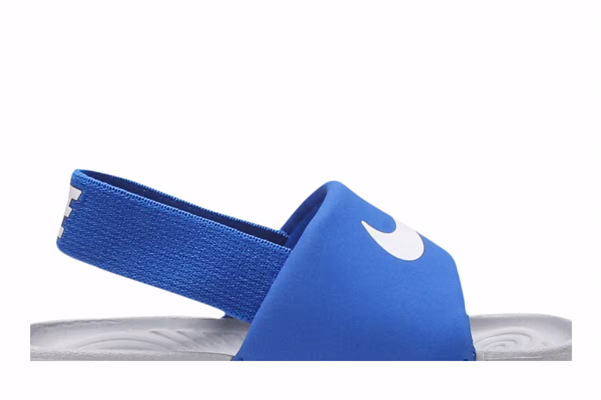 Nike Kawa Slide TD Hyper Cobalt Grey, view 3
