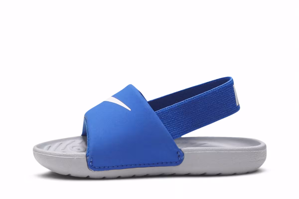 Nike Kawa Slide TD Hyper Cobalt Grey, view 4