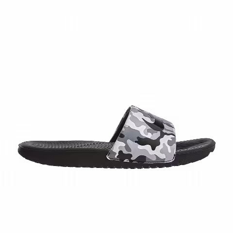 Nike Kawa Slide Print GS 'Wolf Grey'