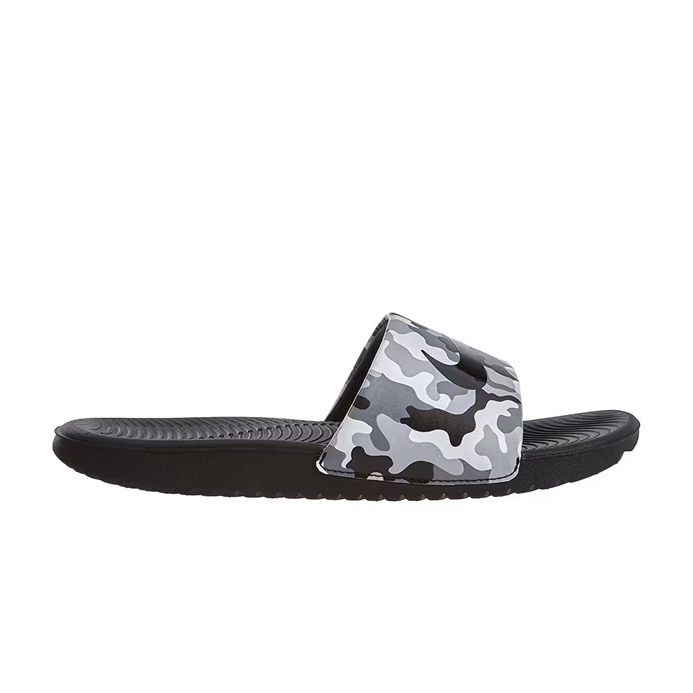 Nike Kawa Slide Print GS Wolf Grey