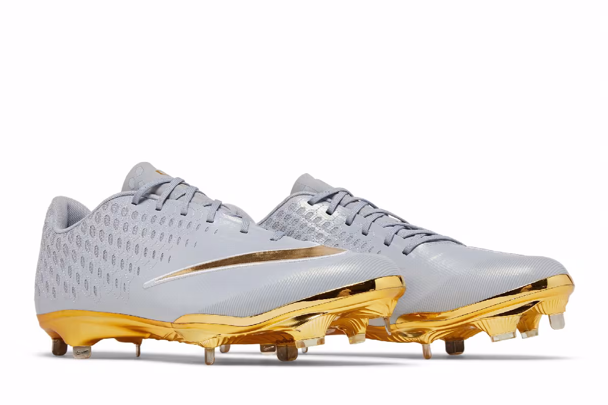 Nike Lunar Vapor Ultrafly Elite 2 Grey Metallic Gold, view 9