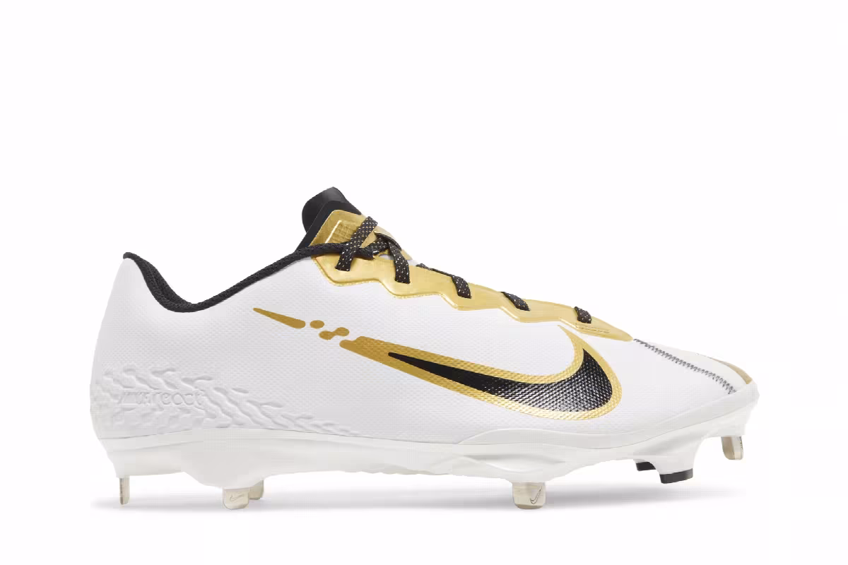 Nike React Vapor Ultrafly Elite 4 White Metallic Gold, view 2
