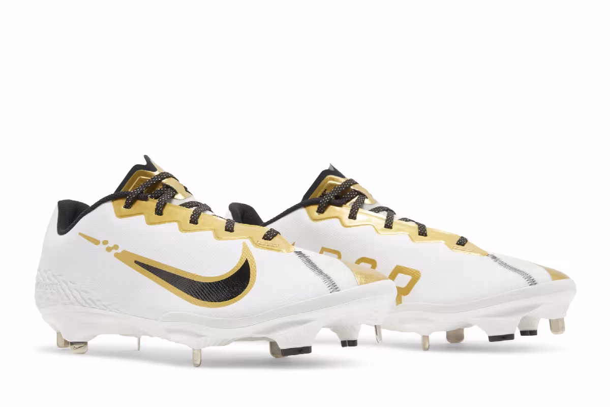 Nike React Vapor Ultrafly Elite 4 White Metallic Gold, view 9