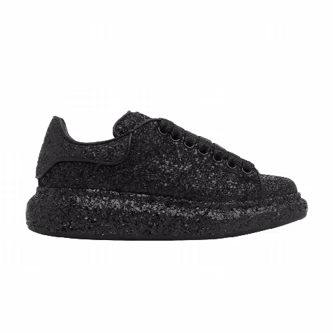 Alexander McQueen Wmns Oversized Sneaker 'Black Crystal Glitter'