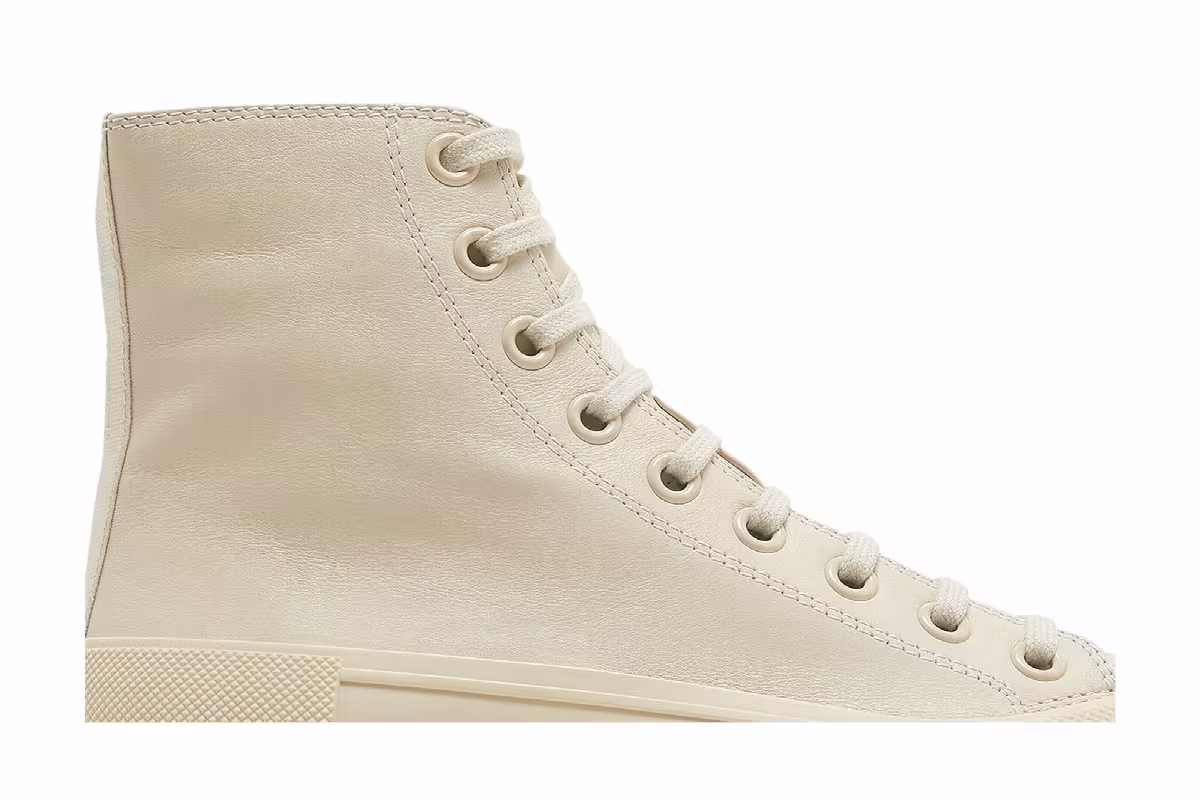Alexander McQueen Tread Slick Boot Beige Leather, view 3