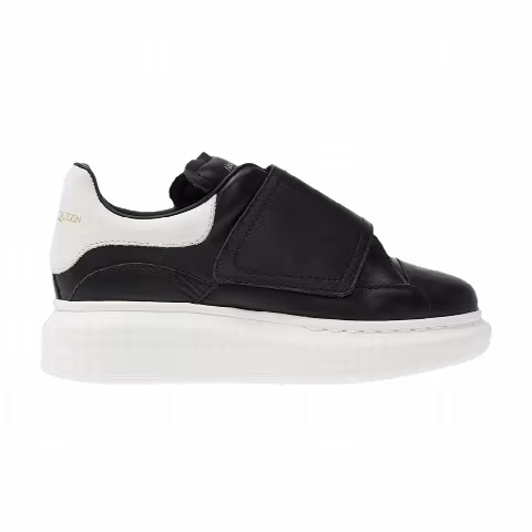 Alexander McQueen Oversized Grip-Strap Sneaker Kids 'Black White' 2022
