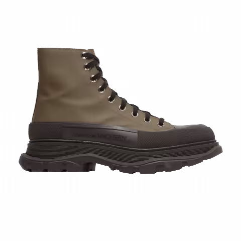 Alexander McQueen Tread Slick Boots 'Khaki Black'