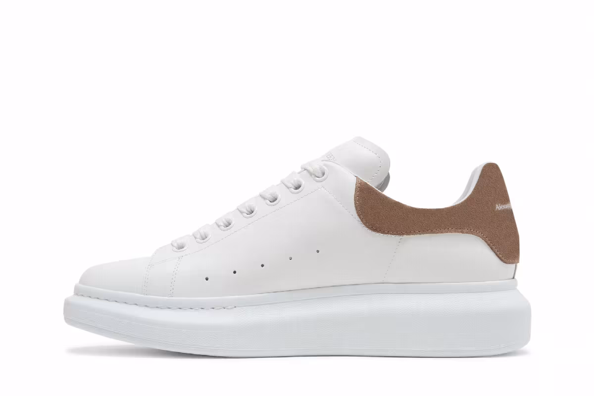 Alexander McQueen Oversized Sneaker White Mole, view 4