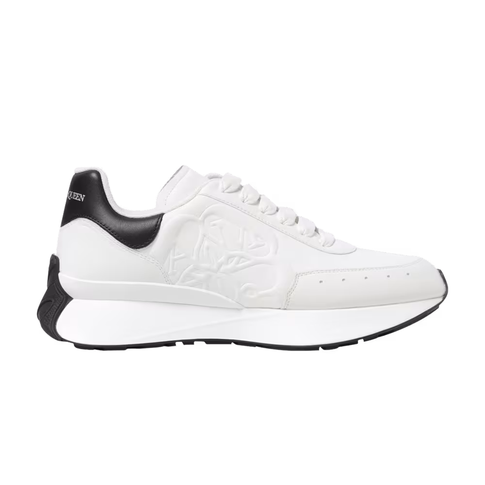 Alexander McQueen Sprint Runner White Black