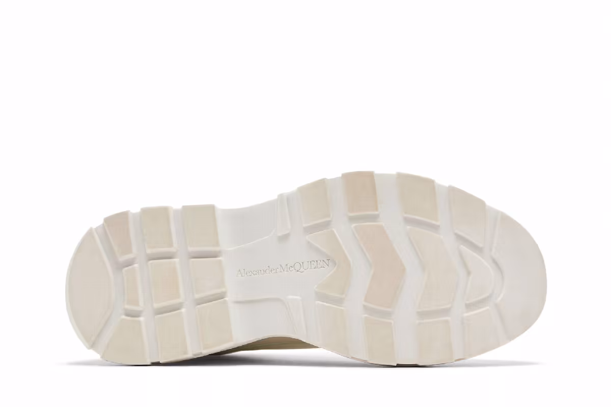 Alexander McQueen Tread Slick Boot Graffiti Logo - White Multi-Color, view 5