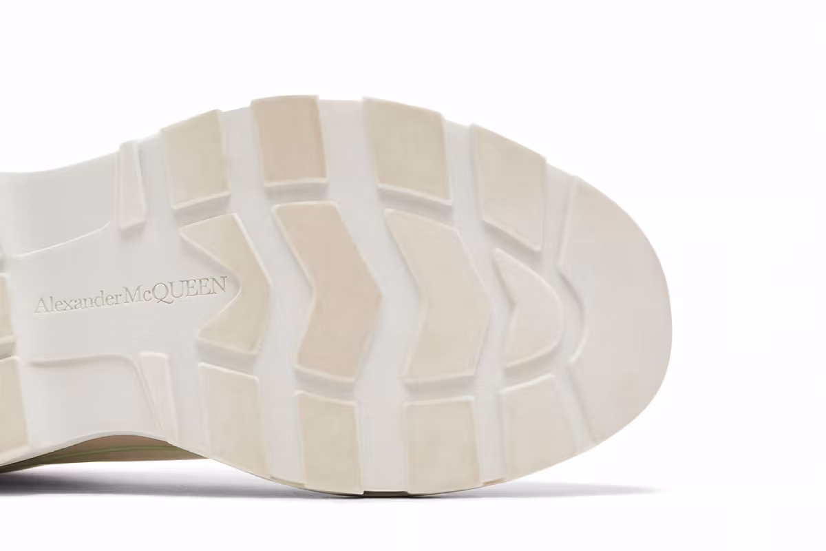 Alexander McQueen Tread Slick Boot Graffiti Logo - White Multi-Color, view 6