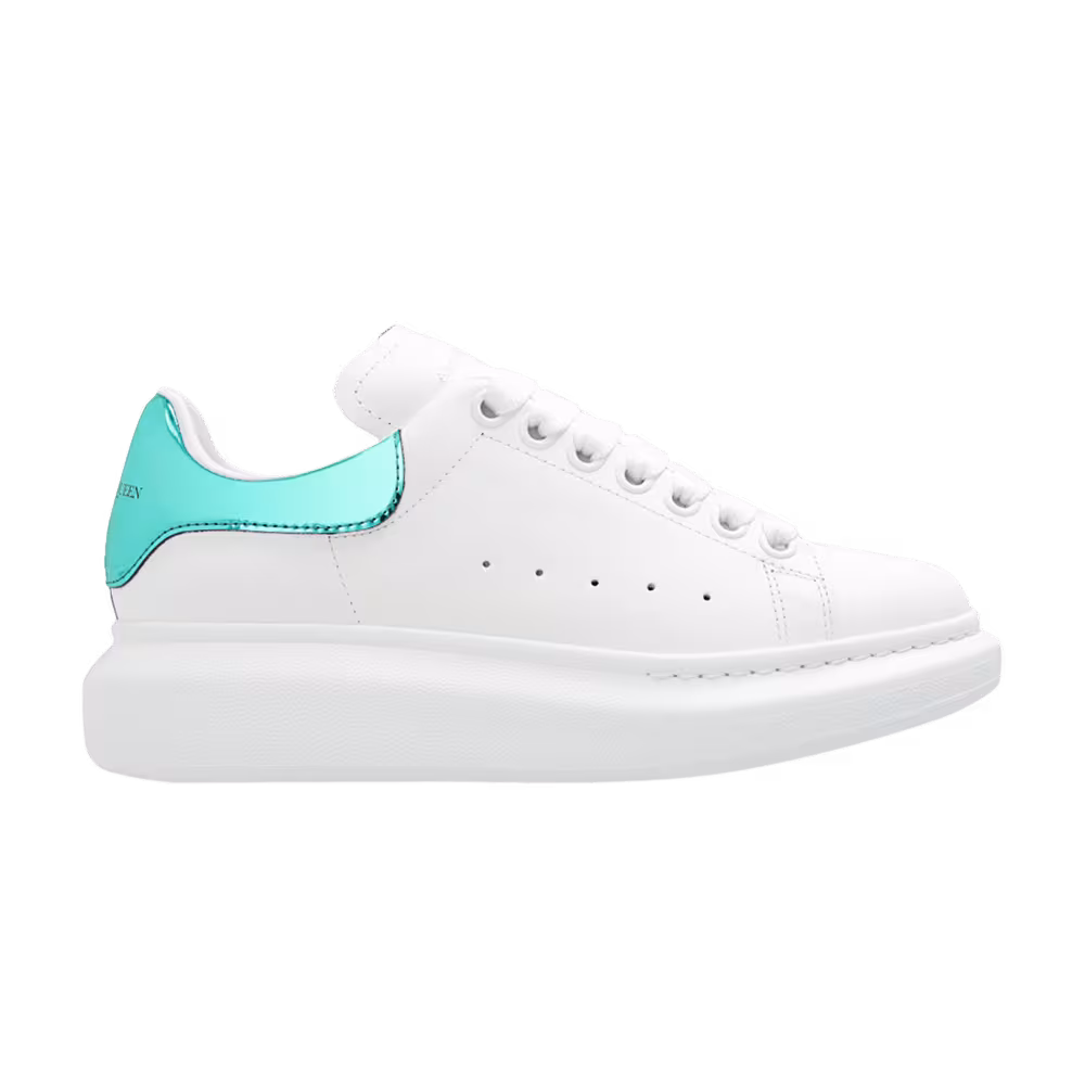 Alexander McQueen Women's Oversized Sneaker White Emerald