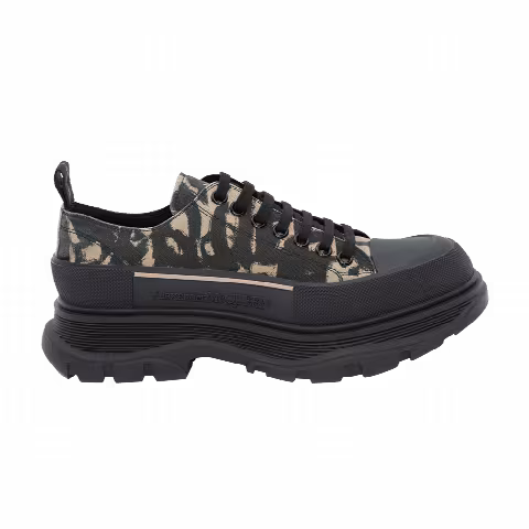 Alexander McQueen Tread Slick Lace-Up 'Graffiti - Black Beige'