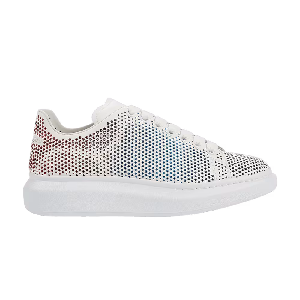 Alexander McQueen Oversized Sneaker Perforated - White Multi-Color