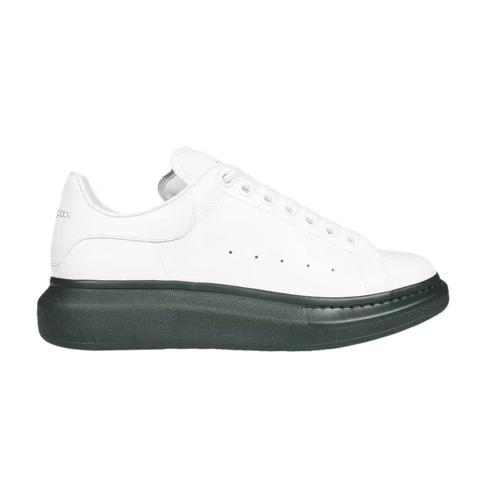 Alexander McQueen Oversized Sneaker White Dark Green Sole