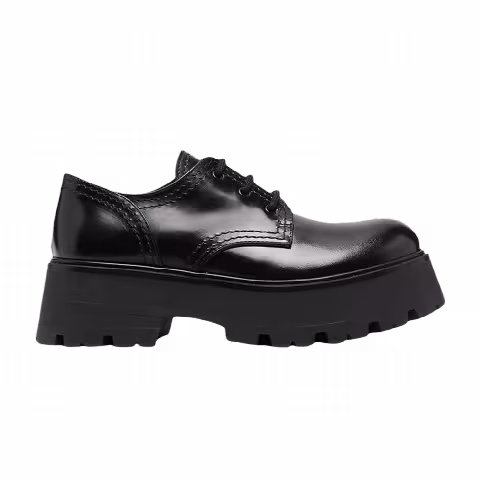 Alexander McQueen Wmns Lace-Up Derby 'Black'