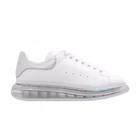 Alexander McQueen Oversized Sneaker 'Transparent Sole - White Iridescent'