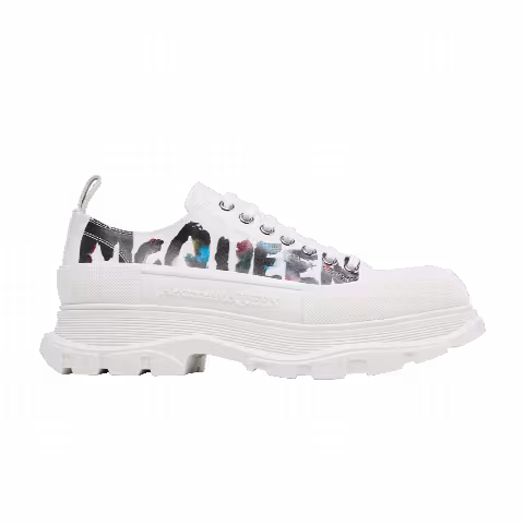 Alexander McQueen Tread Slick Lace-Up 'Watercolour Graffiti'