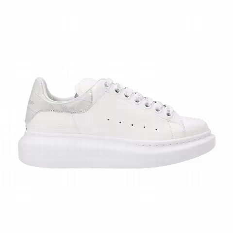 Alexander McQueen Wmns Oversized Sneaker 'White Croc'