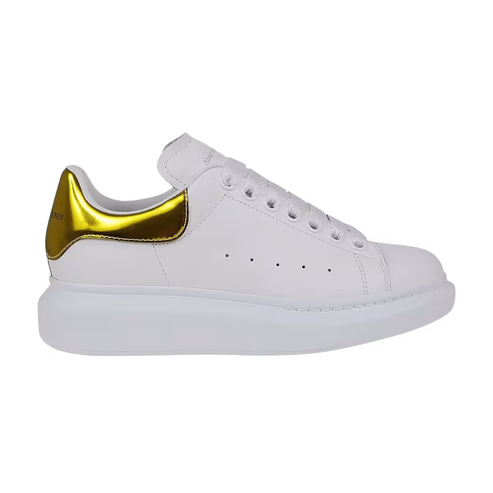 Alexander McQueen Women's Oversized Sneaker White Pop Yellow