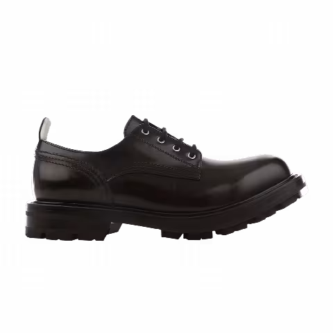 Alexander McQueen Ridged Sole Lace-Up 'Black'