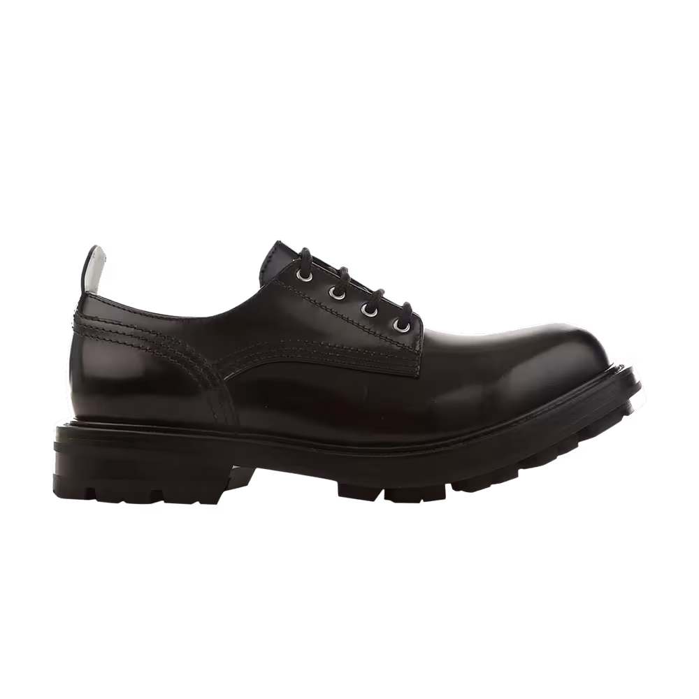 Alexander McQueen Ridged Sole Lace-Up Black