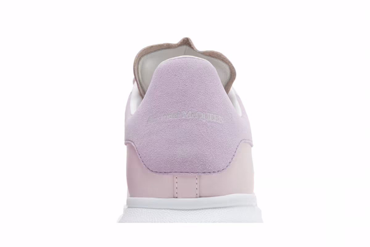 Alexander McQueen Women's Oversized Sneaker Pale Ice Pink Lilac, view 8