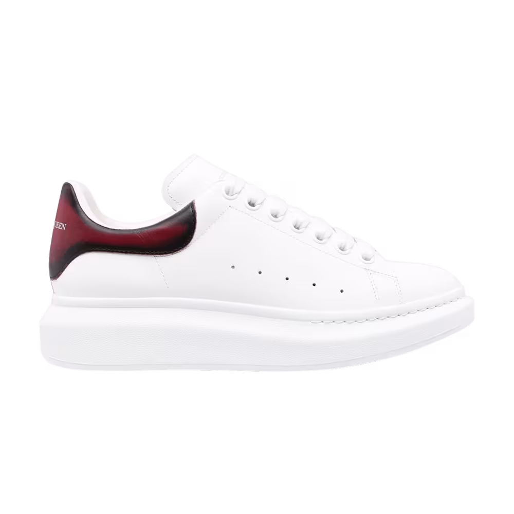 Alexander McQueen Oversized Sneaker White Welsh Red