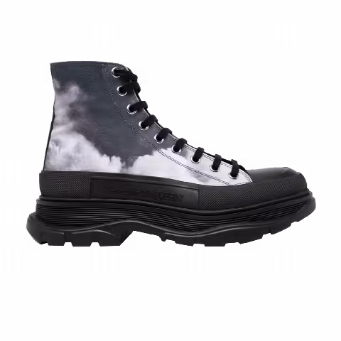 Alexander McQueen Tread Slick Boot 'Blue Sky Print'