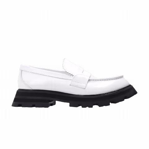 Alexander McQueen Wmns Wander Loafer 'White Black'