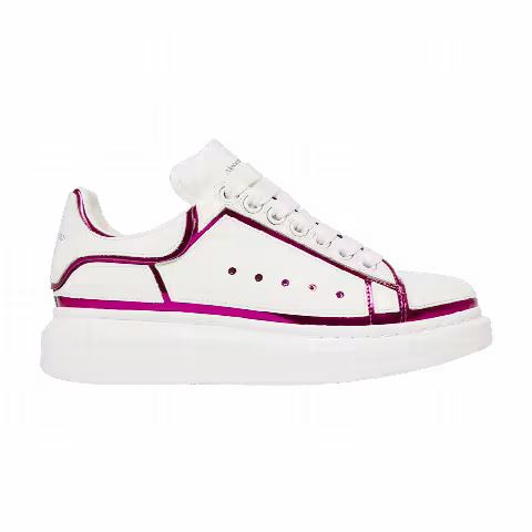 Alexander McQueen Wmns Oversized Sneaker 'White Printers Pink'