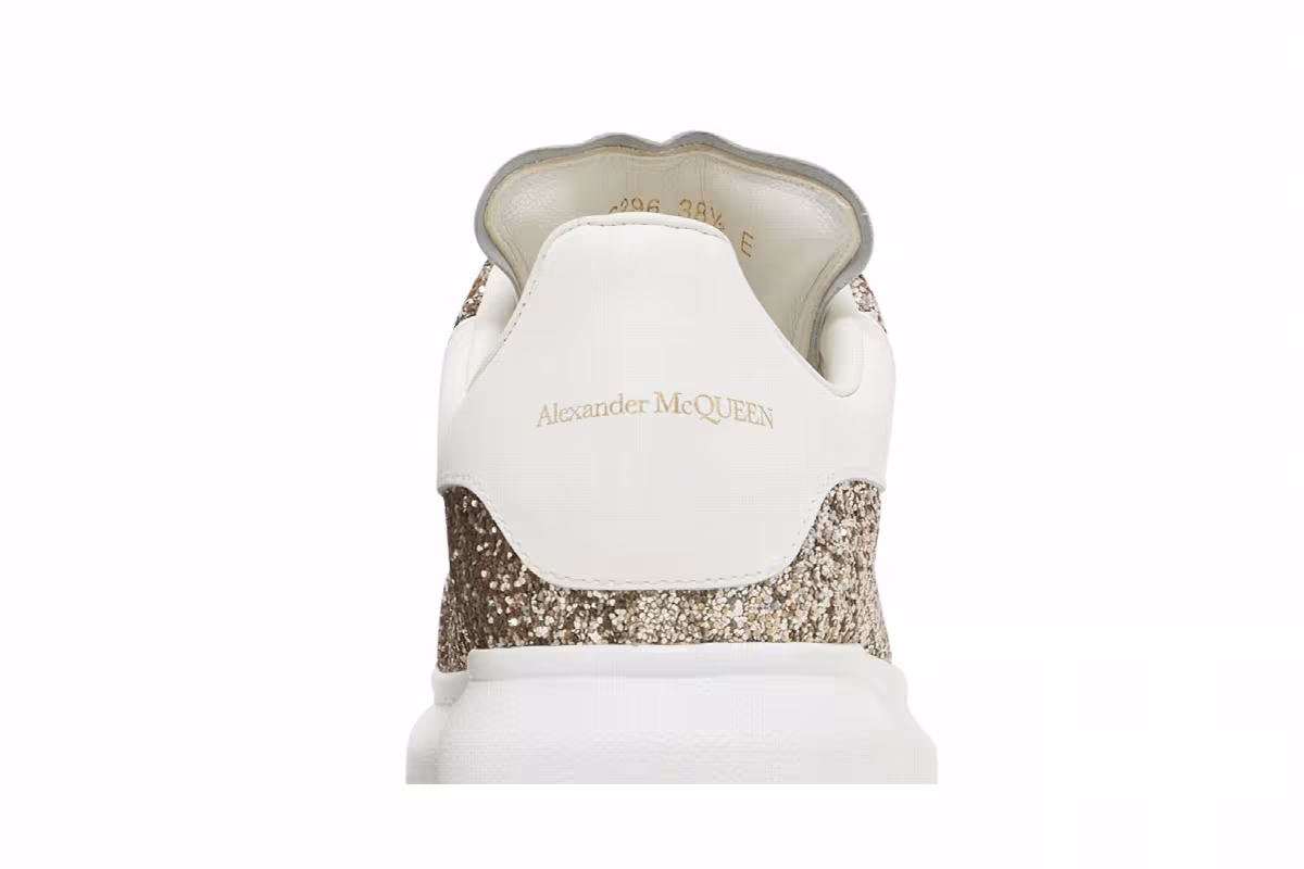 Alexander McQueen Women's Oversized Sneaker Calico Glitter, view 8