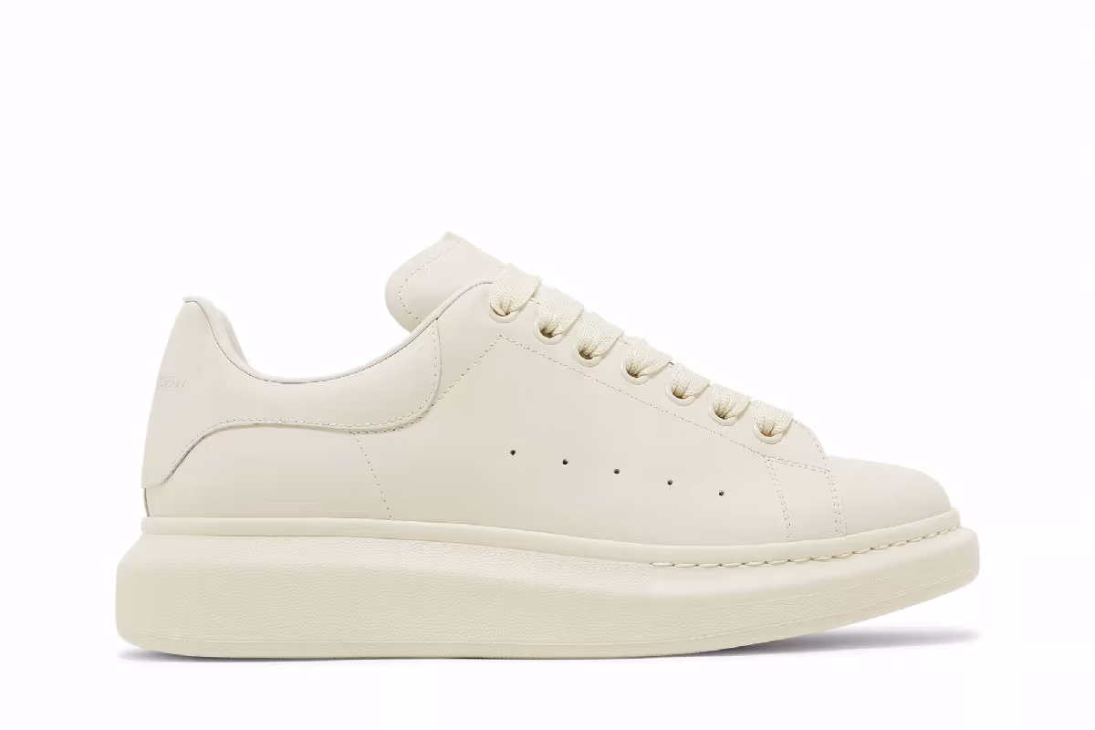 Alexander McQueen Oversized Sneaker Vanilla, view 2
